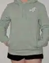 sweat à capuche sauge arlene