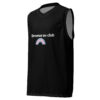 Maillot de basket personnalisable Bienvenue au Club LGBTQIA+ avec prénom et numéro personnalisés.