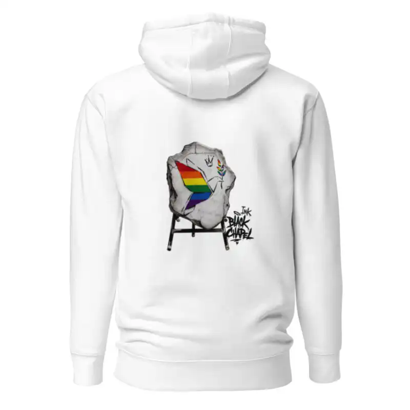 Sweat à Capuche Pride "Stone of Liberty" dos