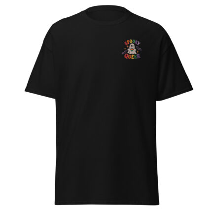 T-shirt Halloween Spooky Queer brodé My Frenchie Tomboy