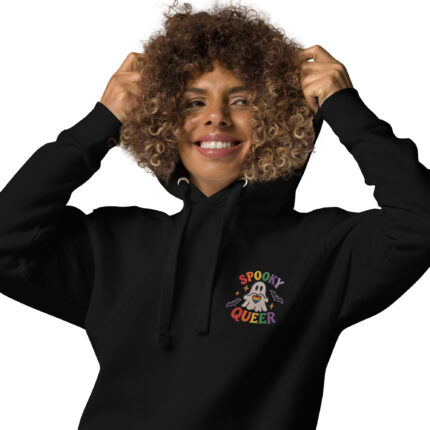 Sweat Halloween Spooky Queer brodé My Frenchie Tomboy
